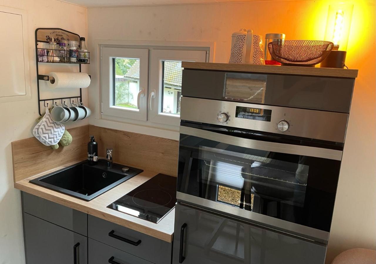 Villa Tiny House Klitzeklein Am Waldrand Von Elpe à Olsberg Extérieur photo